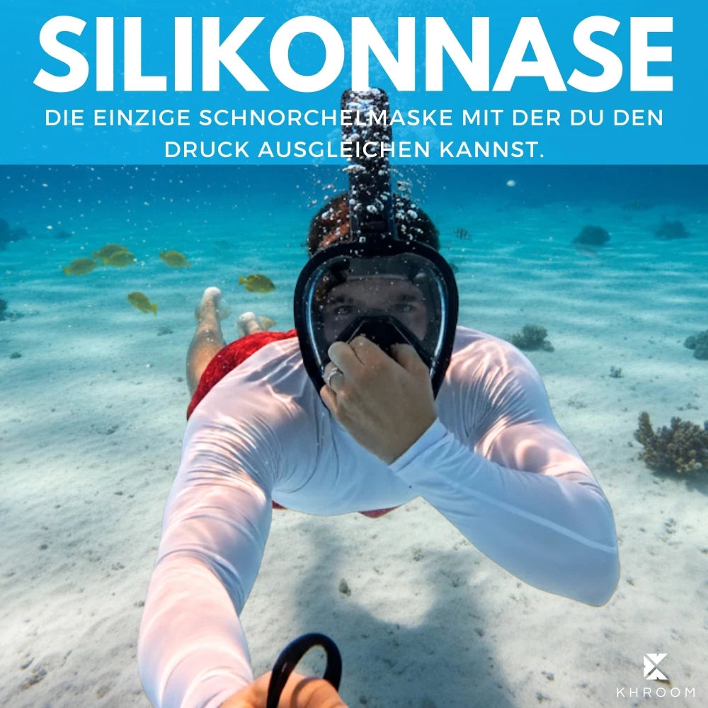 Khroom Seaview Pro Plus Schnorchelmaske Silikonnase