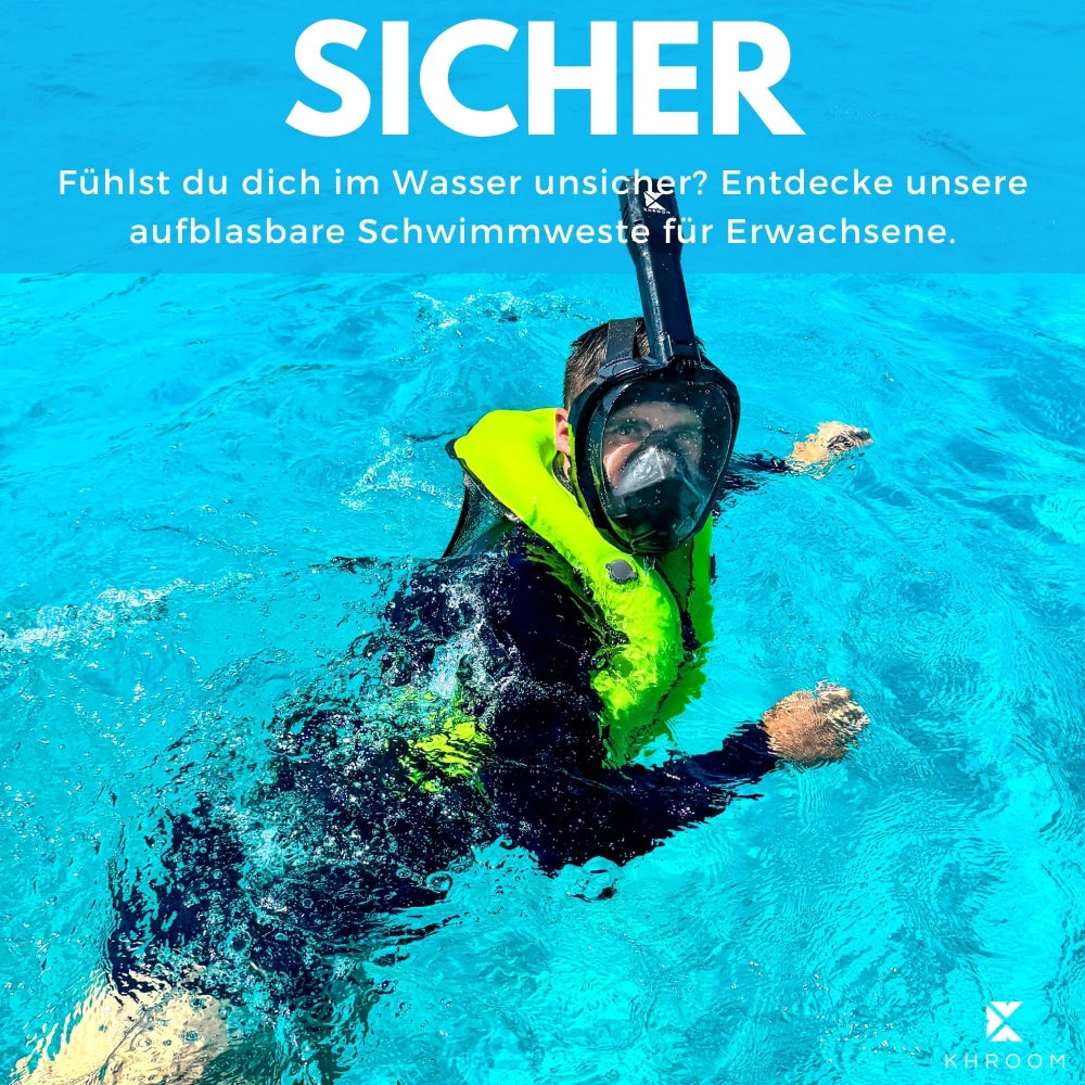 Khroom Seaview Pro Schnorchelmaske Schwimmweste