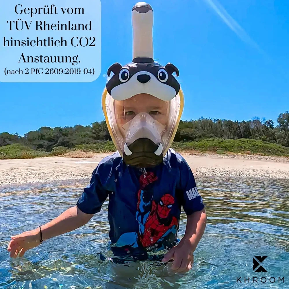 Kinder Schnorchelmaske Hund