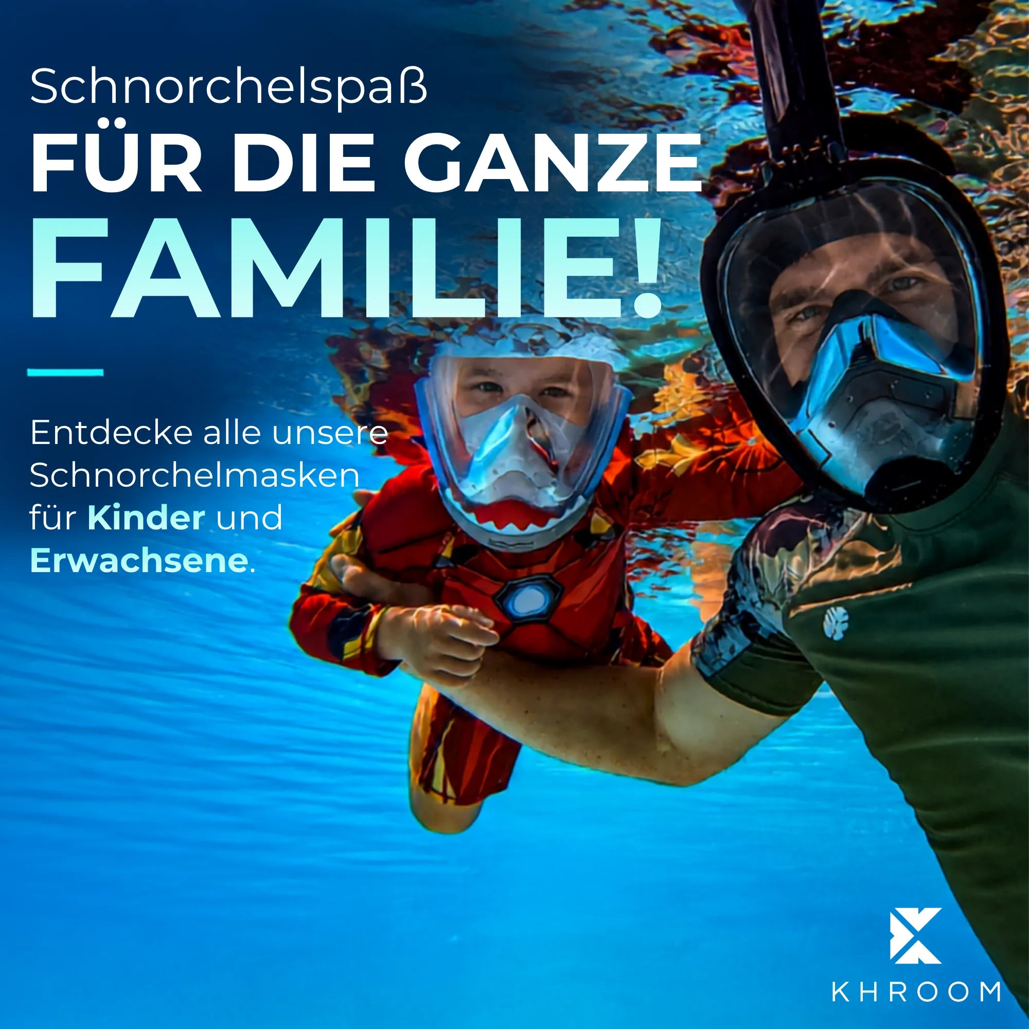 SeaviewPro Schnorchelmaske Familie