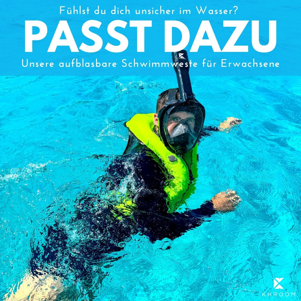 SeaviewPro Schnorchelmaske Schwimmweste