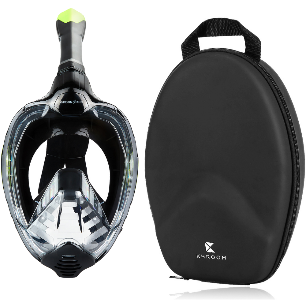Schnorchelmaske mit Case Erwachsene Seaview X Khroom