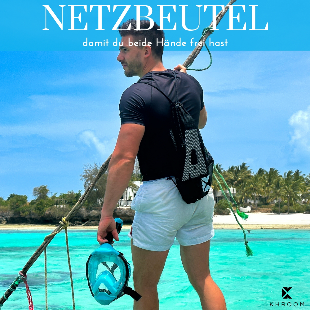 Khroom Kurzflossen Made in Italy Netzbeutel