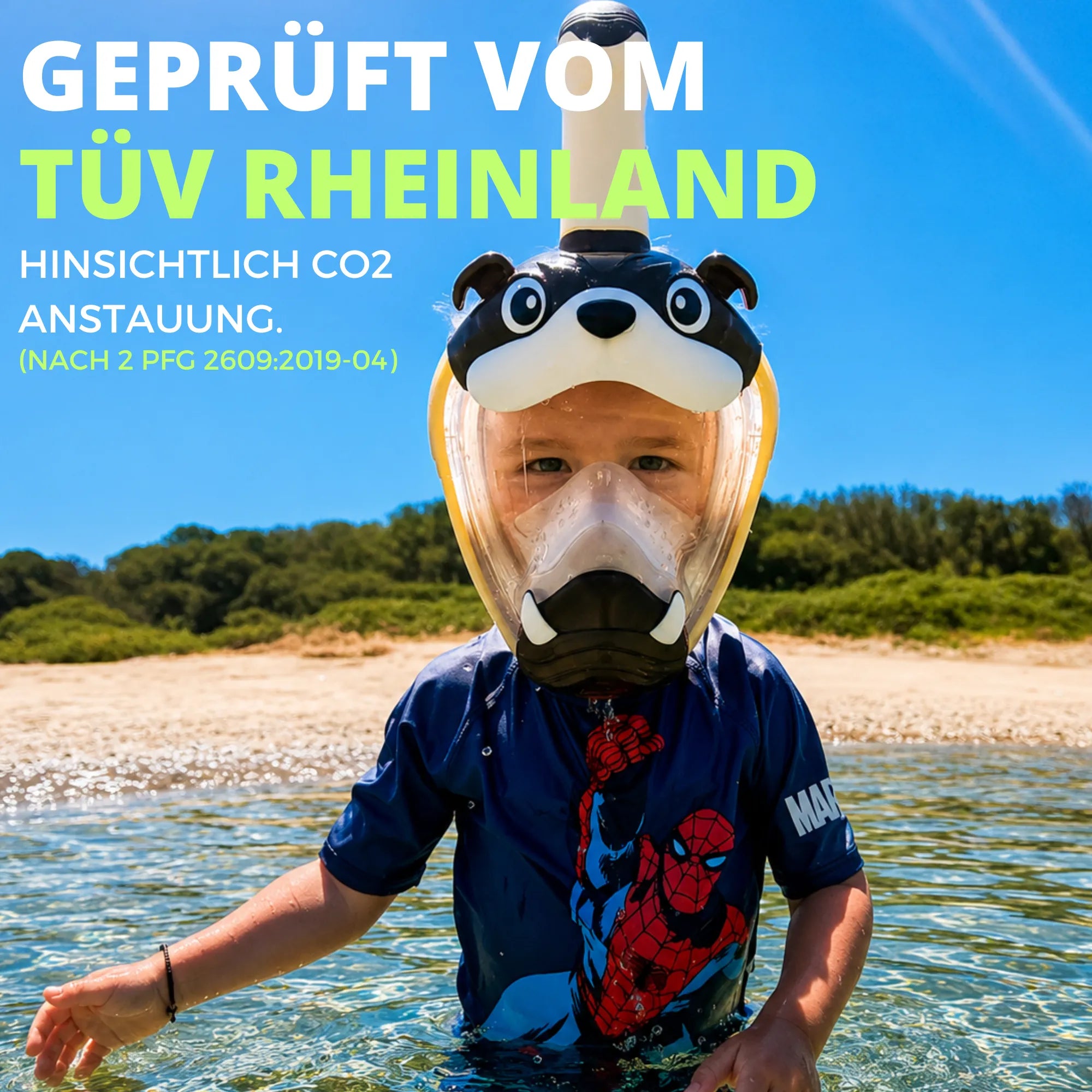 Kinder Schnorchelmaske Hund