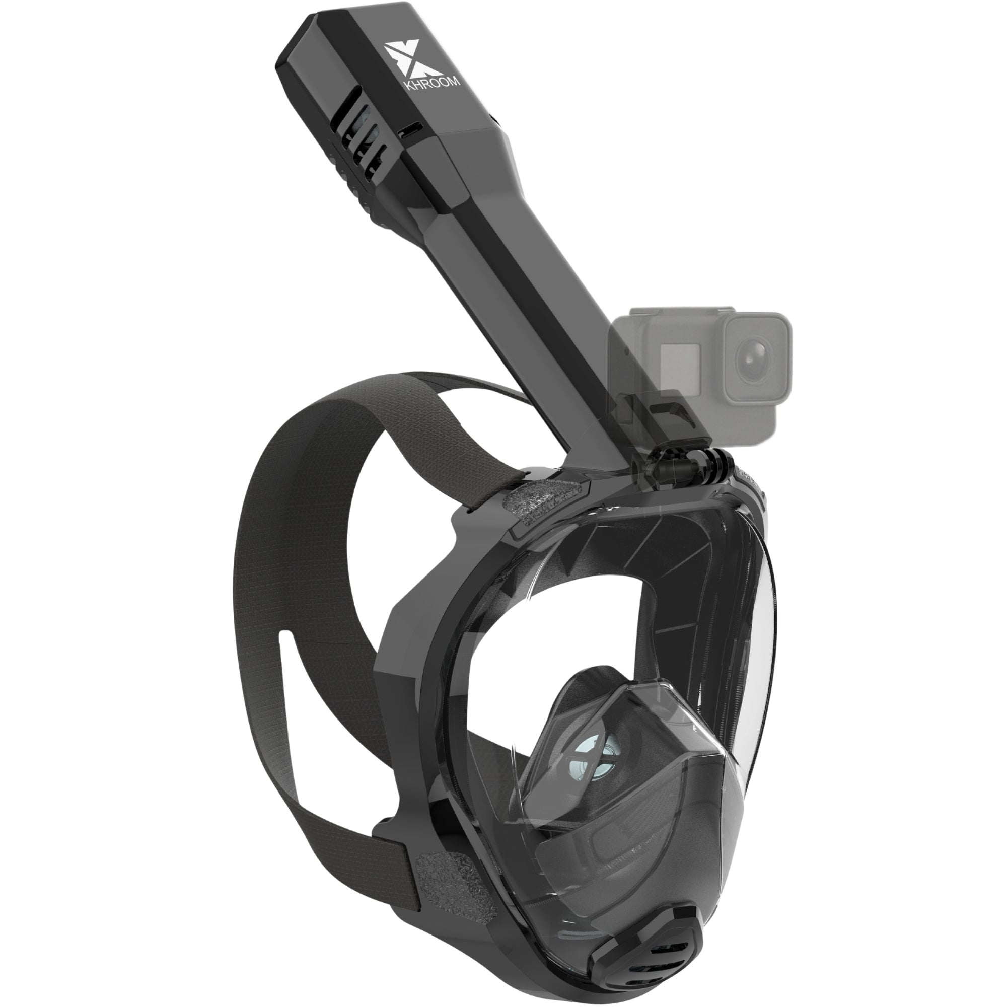 Schnorchelmaske fuer Erwachsene Seaview Pro von Khroom Schwarz