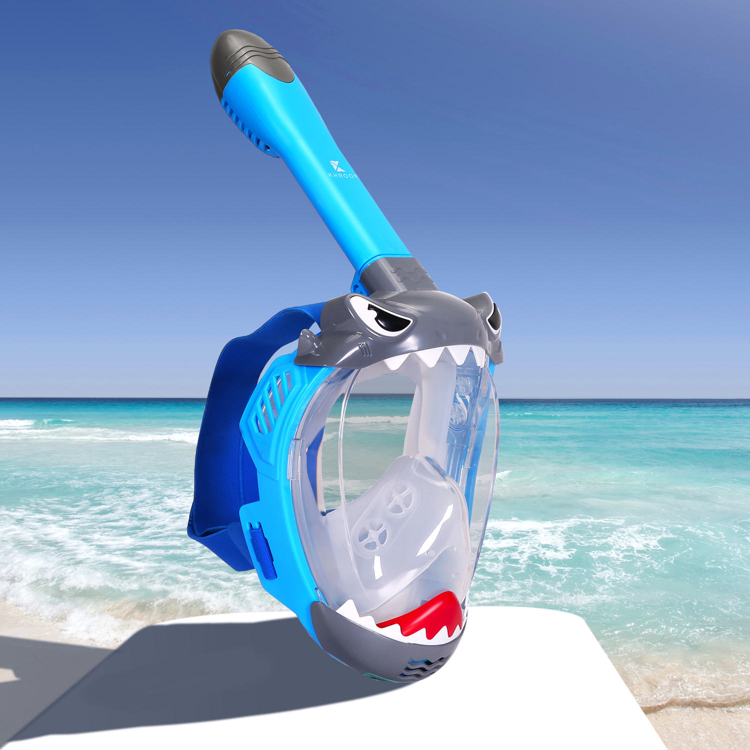 Maschera da snorkeling per bambini - testata TÜV - sicura per la CO2
