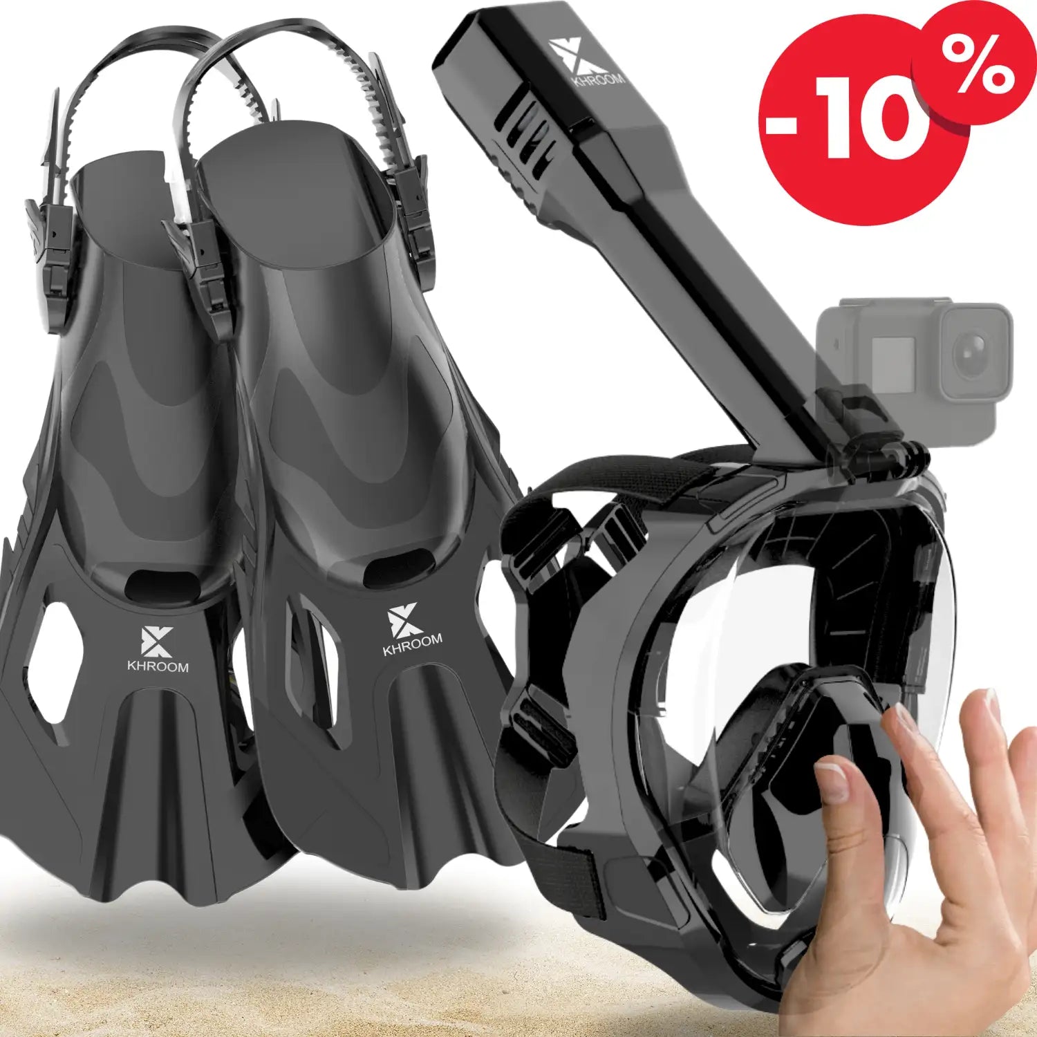 Seaview Pro Plus mit kurzen Flossen