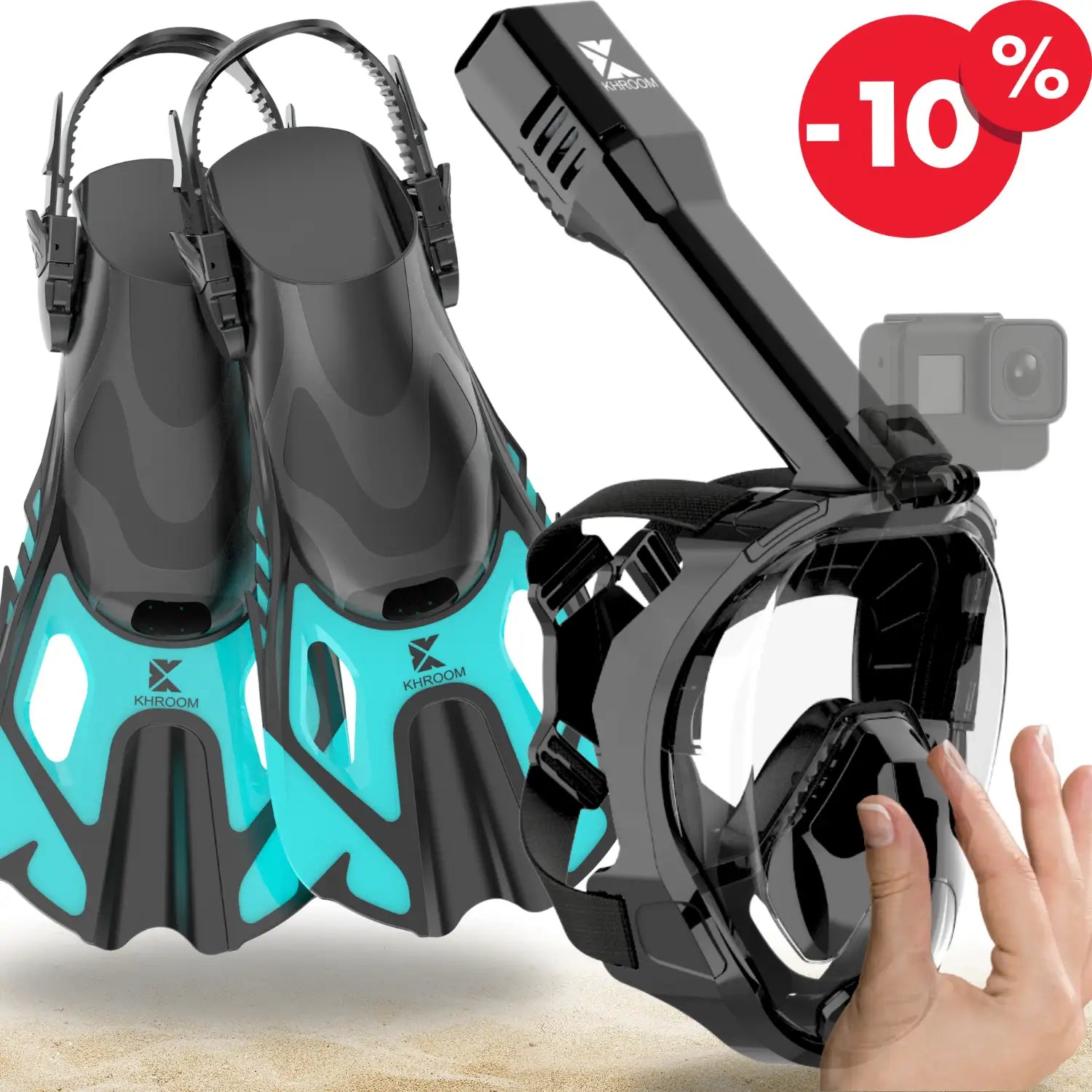 Seaview Pro Plus mit kurzen Flossen