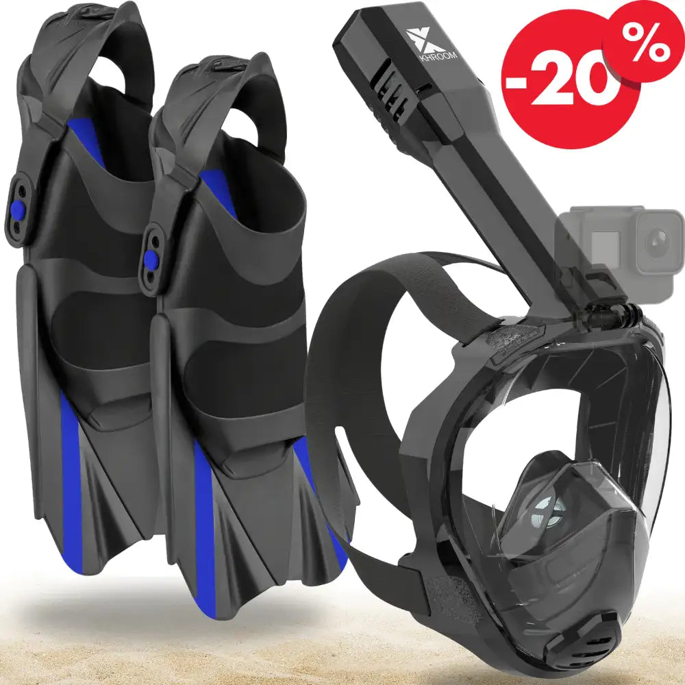 Seaview Pro mit Flossen – Schwarz