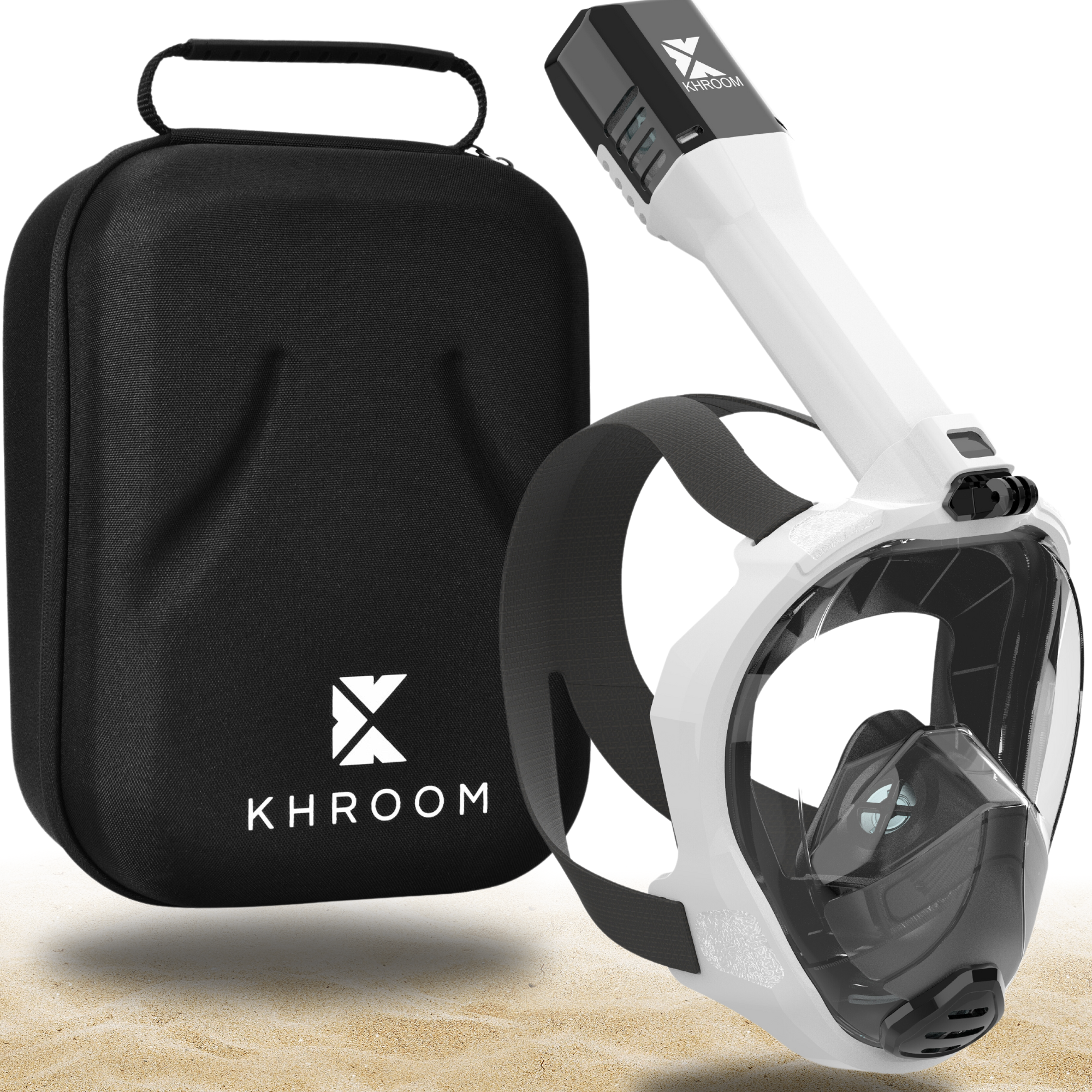Seaview Pro + Case with fins – White