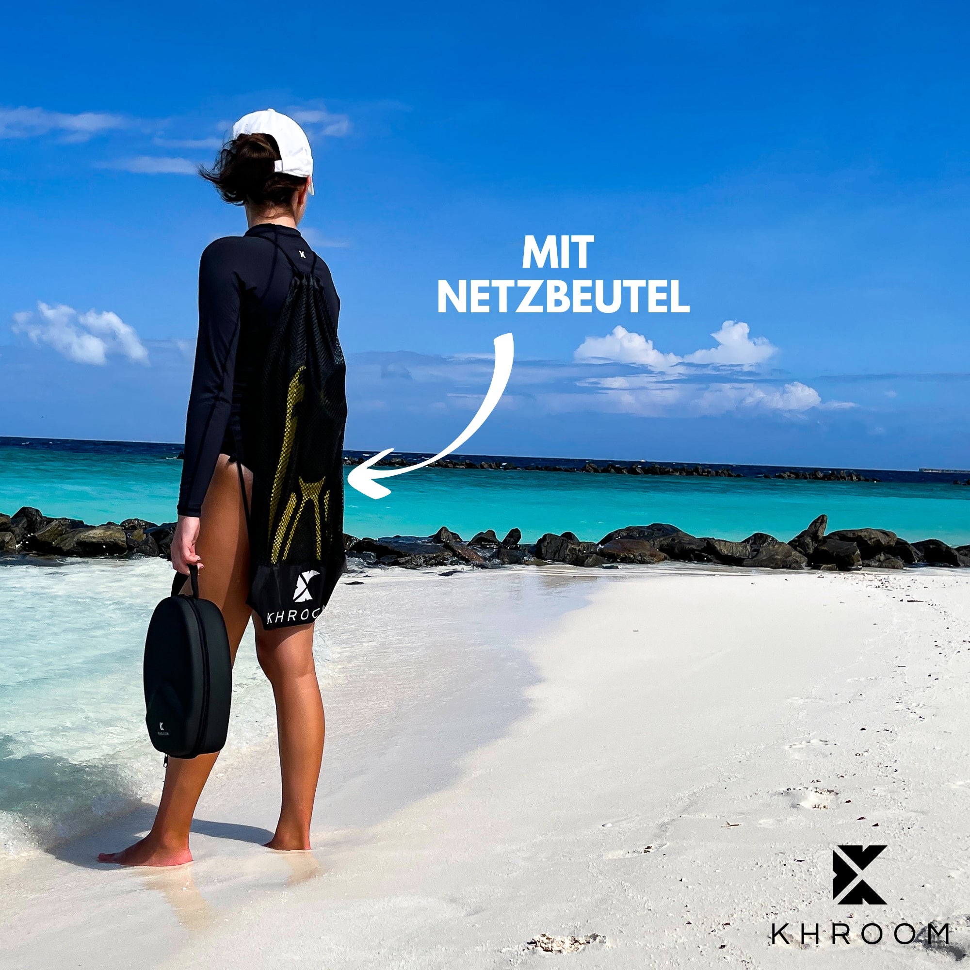 Schnorchel-Set: Seaview Pro & Langflossen